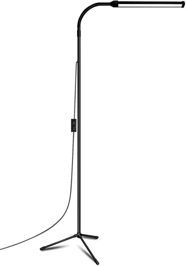 EBEST Floor Lamp,Super Bright Dimmable LED Lamps for Living Room Standing Lamp with Remote Push Button, Floor Lamp for Bedroom Office lash Extensions Light - Image 2