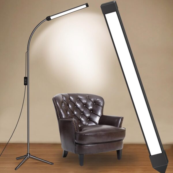 Led Floor Lamp for eyelash extensions Standing light Floor Lamps for Office Standing Lamp Brightness eyelash lamp tattoo Light Eye Caring Reading lamp for Bedroom makeup light lash light extension - Image 8