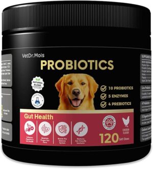 Dog Probiotics Chews Supplement – Digestive Support & Gut Health for Dogs
