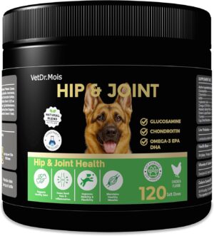 Dog Hip & Joint Supplement Chews with Glucosamine & Chondroitin