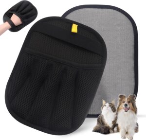 Pet hair removal glove