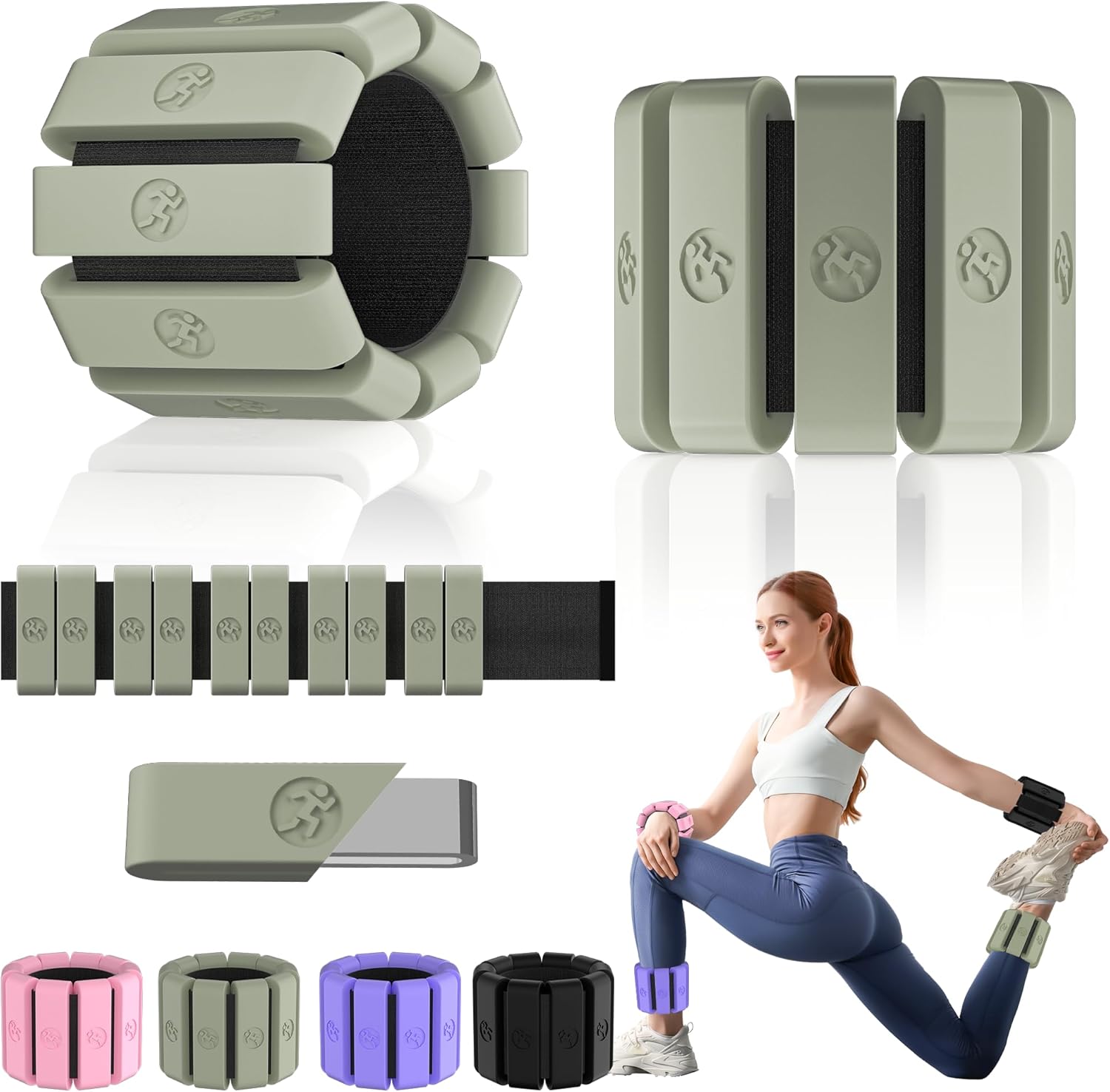 Sonkoloro Adjustable Wrist Weights for Women Men